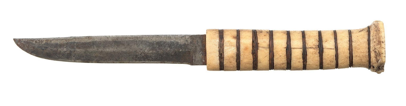 Bone Handled Small Fighting Knife - 2