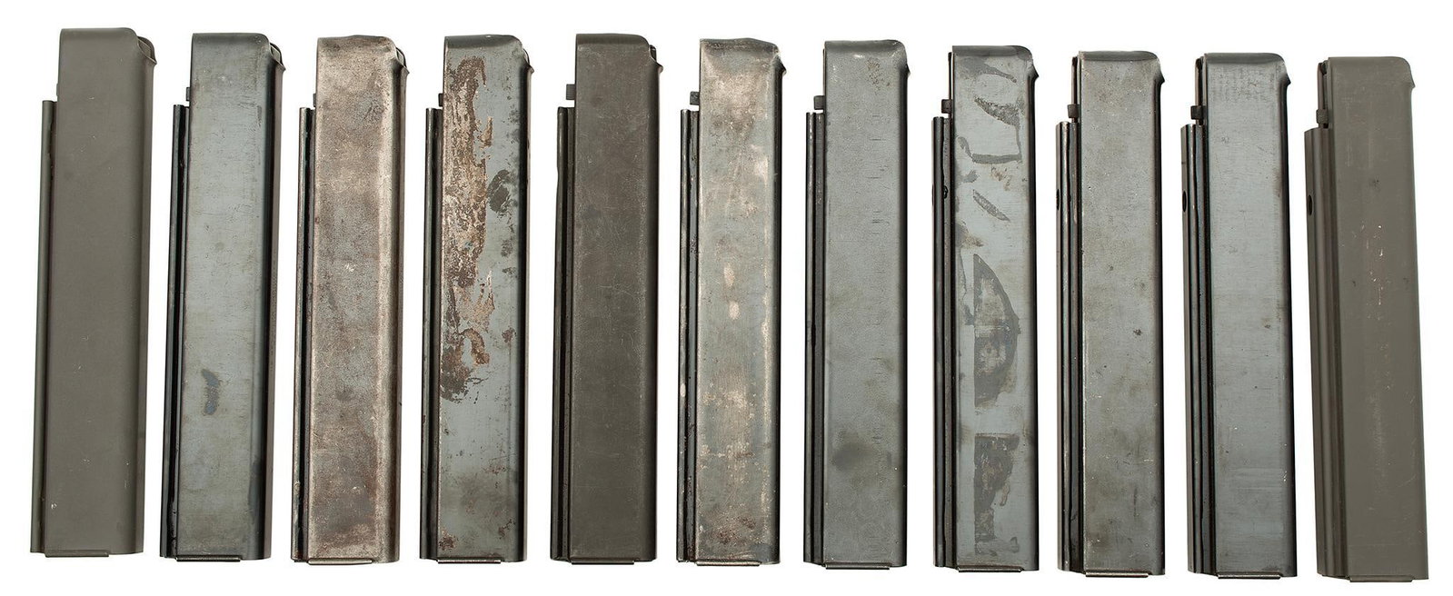 Thompson Machine Gun .45ACP 30 Round Stick Magazines: A total of eleven (11) 30 rd magazines. Excellent condition some have markings others without.