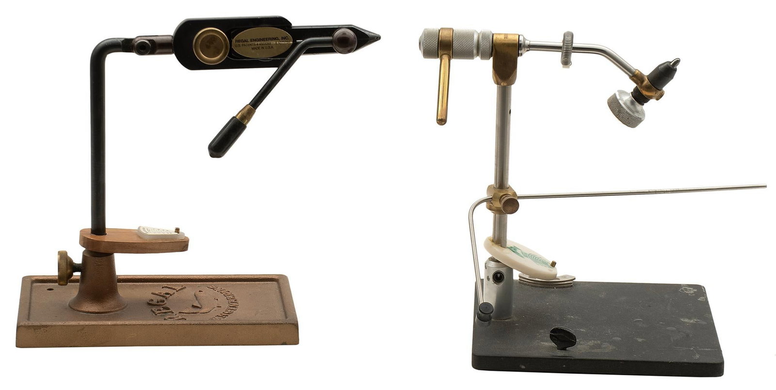 Grouping of Fly Fishing Gear: Including one (1) large reel and spool package by Hanggee Koehler Corp., one (1) Renzetti strike indicator set, one (1) Model 0006 “Reel E Good” line counter, one (1) Regal Engineering tool, a