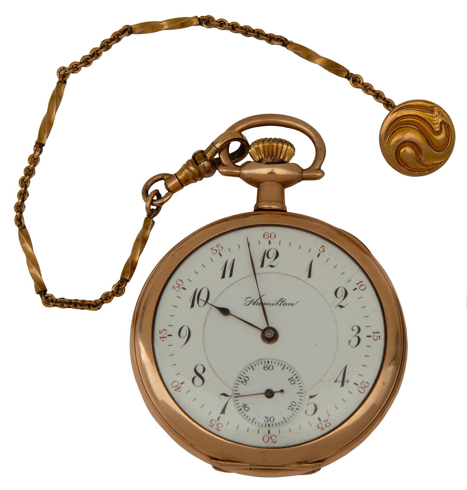 Hamilton Watch Co. Gold Filled Pocket Watch (1 of 2)