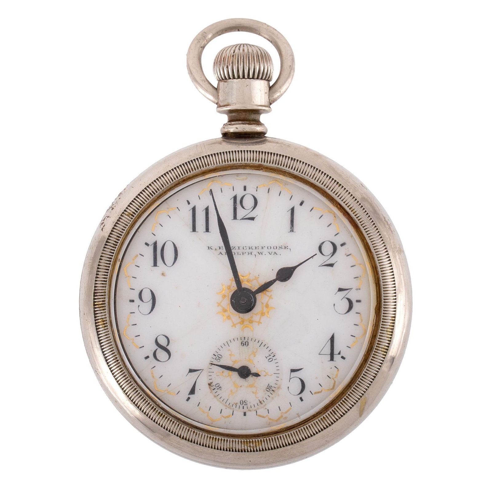 American Waltham Open Face Pocket Watch (1 of 4)