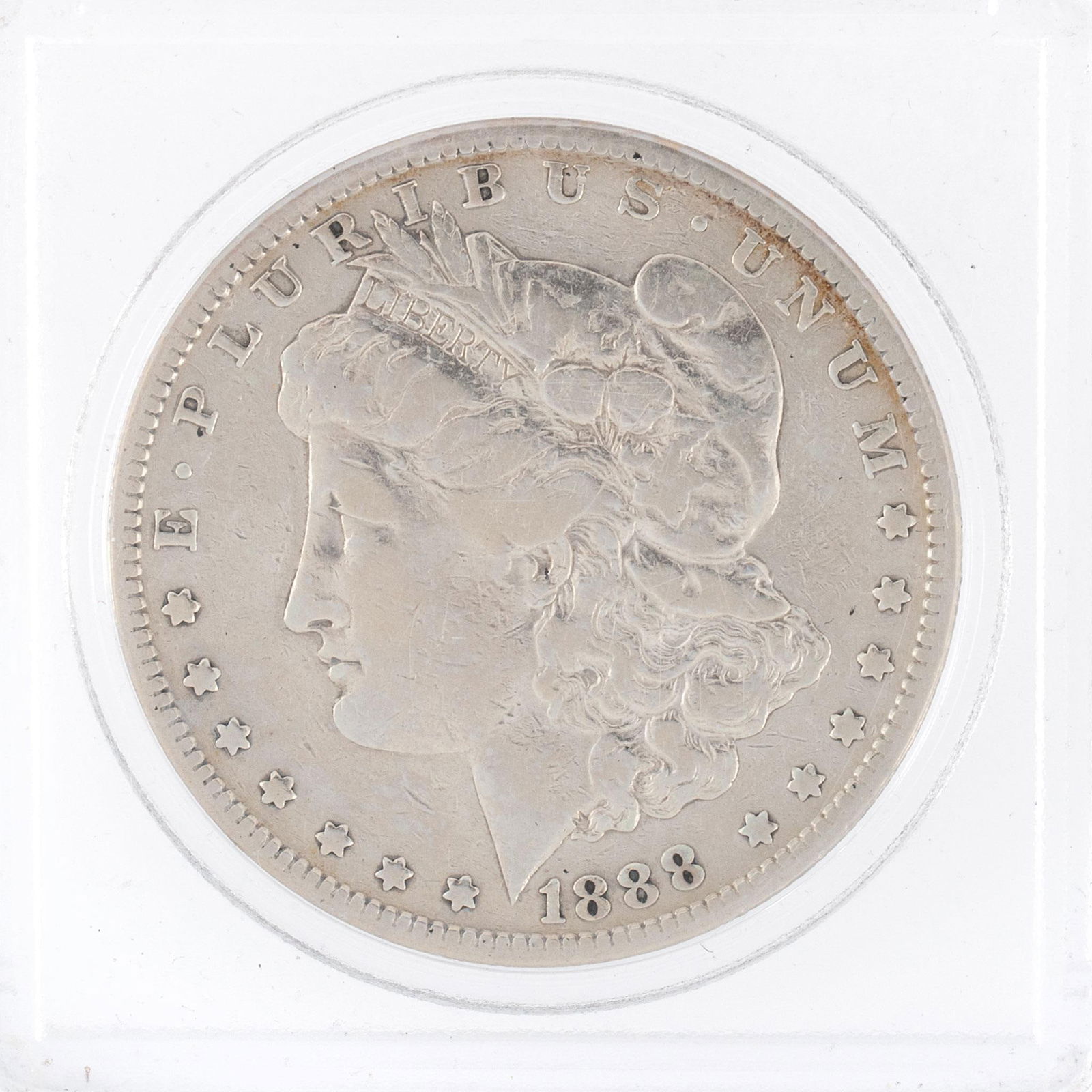 United States 1888 Silver Morgan Dollar Coin (1 of 2)