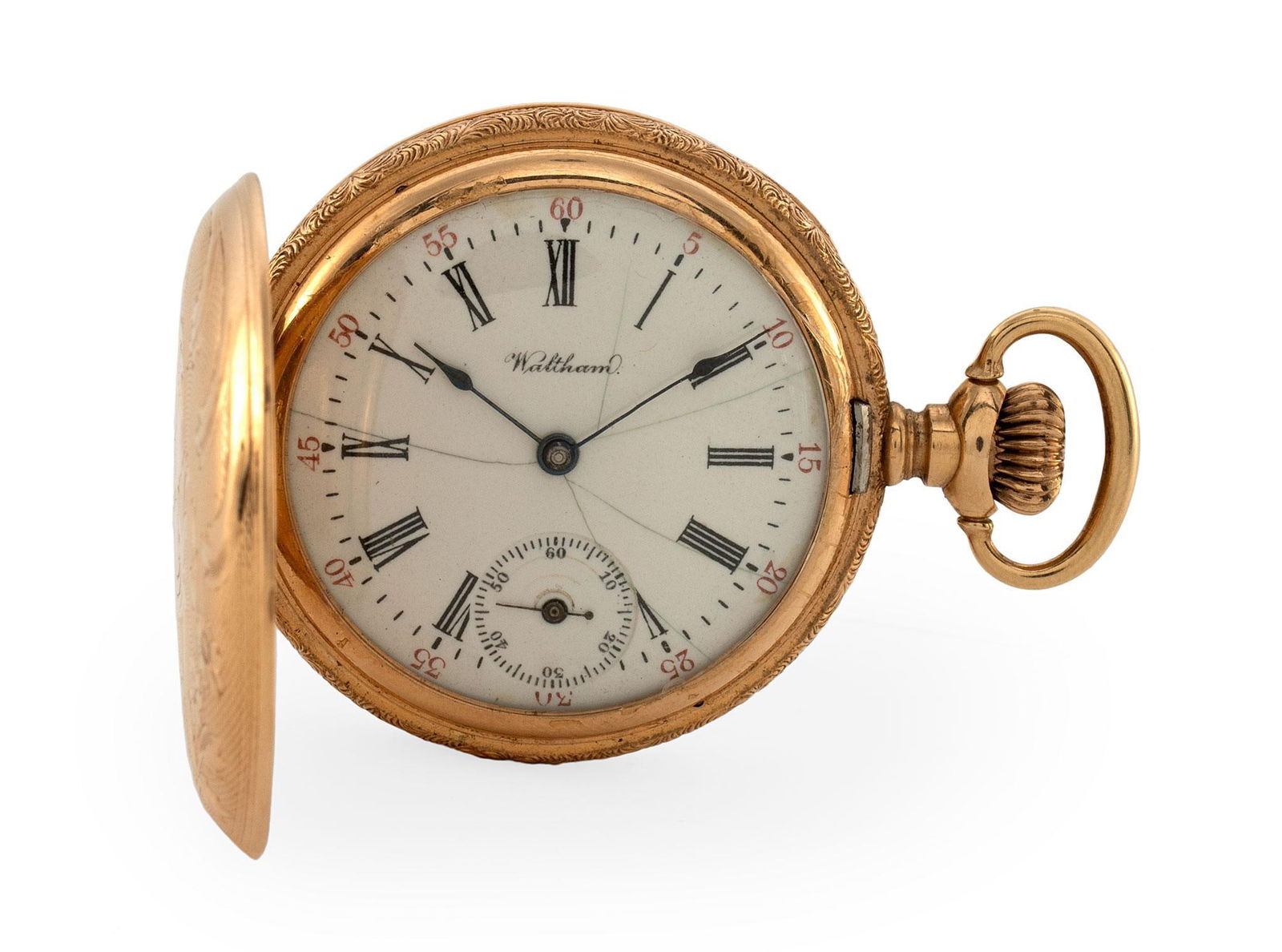 14K Gold Waltham Ladies Pocket Watch (1 of 4)