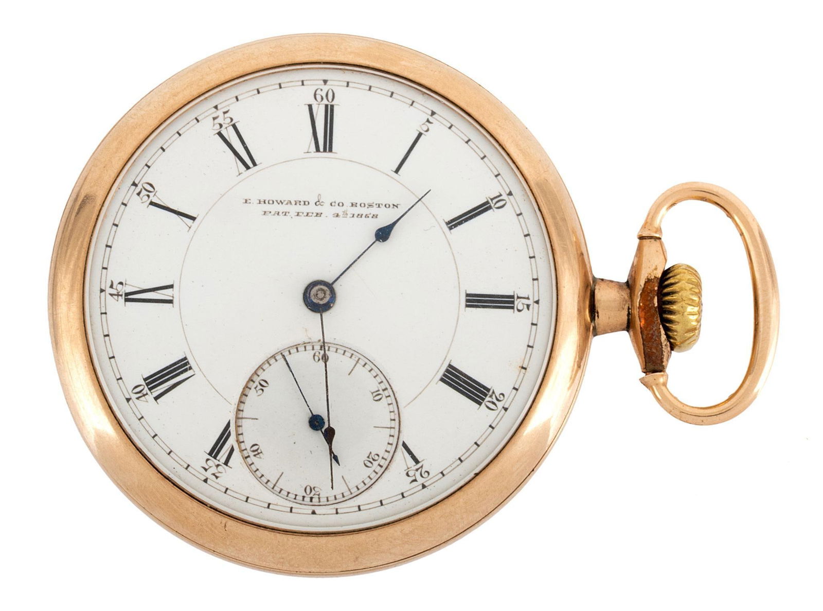 E. Howard and Co. Gold Plated Pocket Watch (1 of 3)