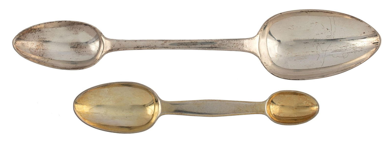 George IV London Made Double Ended Silver Medical Spoons (1 of 2)