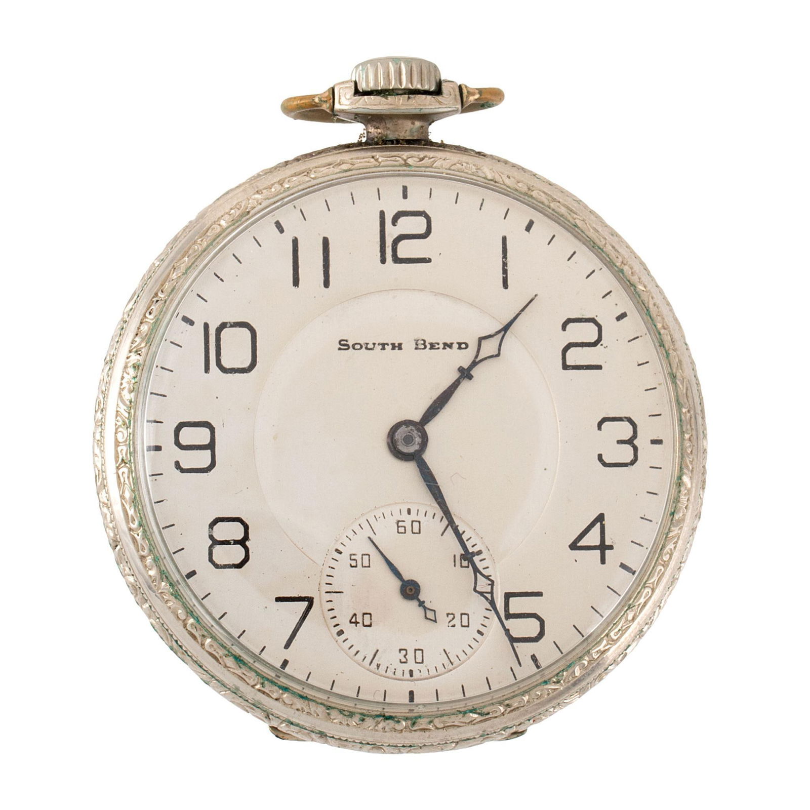 South Bend Gold Filled Open Face Pocket Watch (1 of 4)