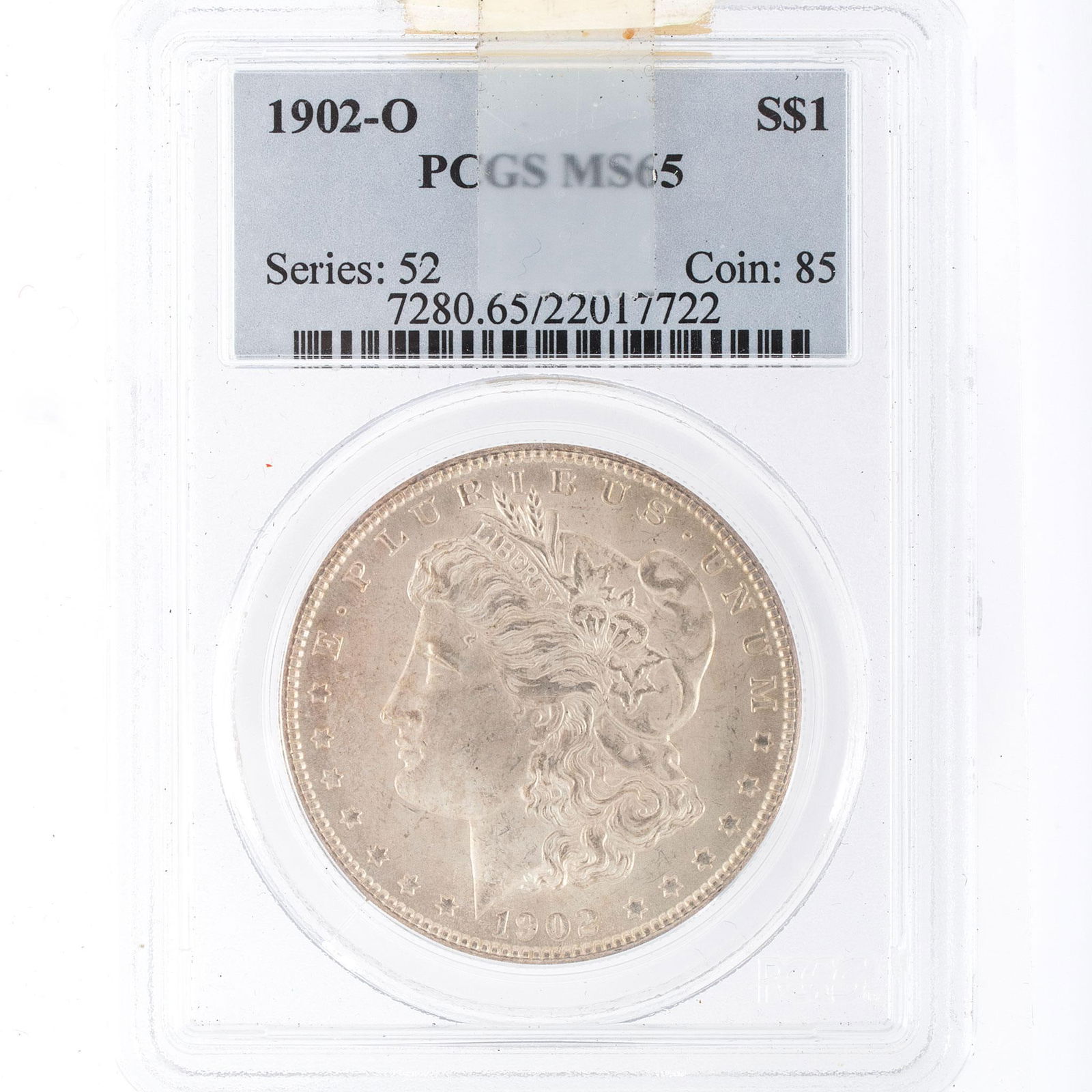 United States 1902-O Silver Morgan Dollar Coin (1 of 2)