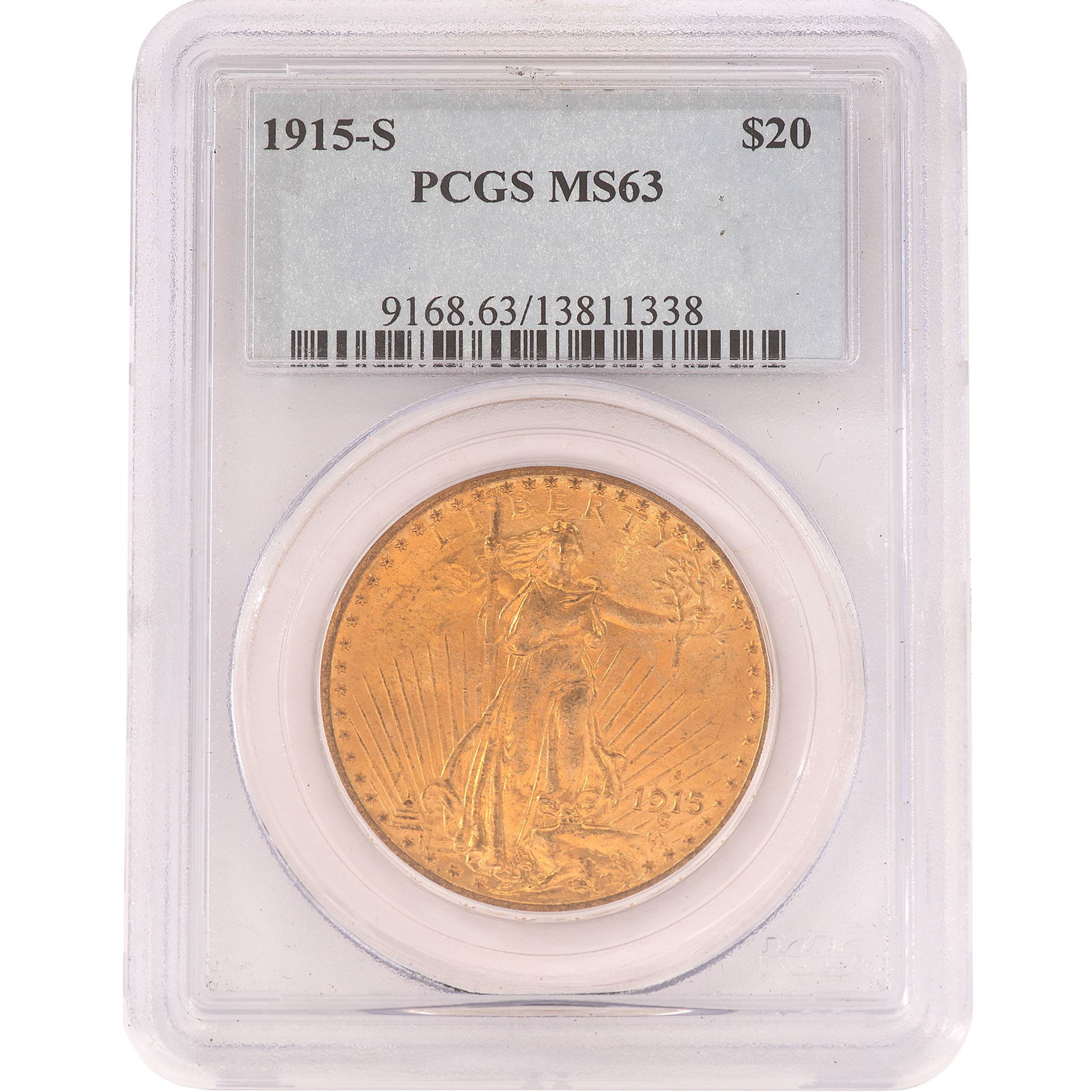 United States 1915-S Saint Gaudens Gold Coin (1 of 2)