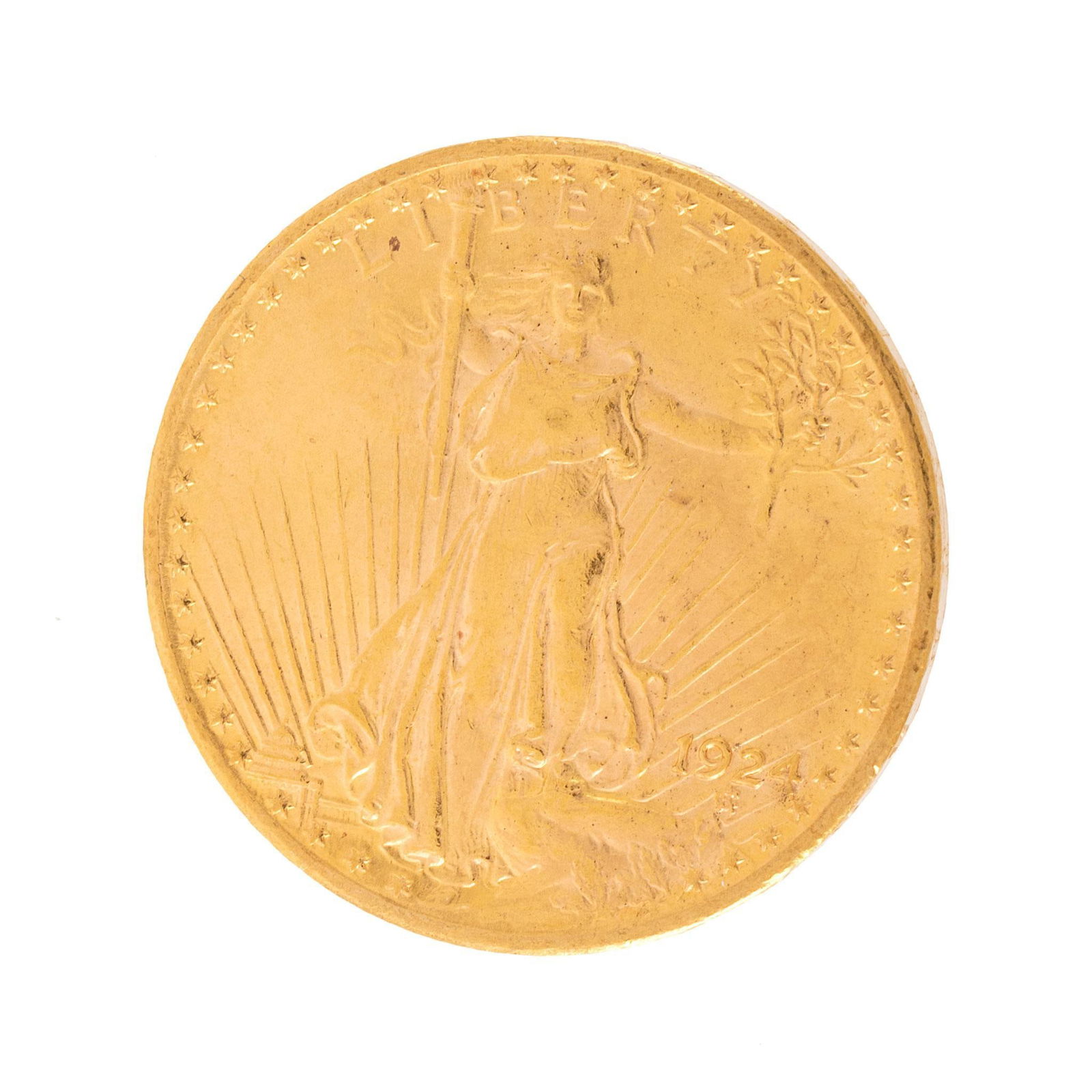 United States 1924 Saint Gaudens 20 Dollar Gold Coin (1 of 5)