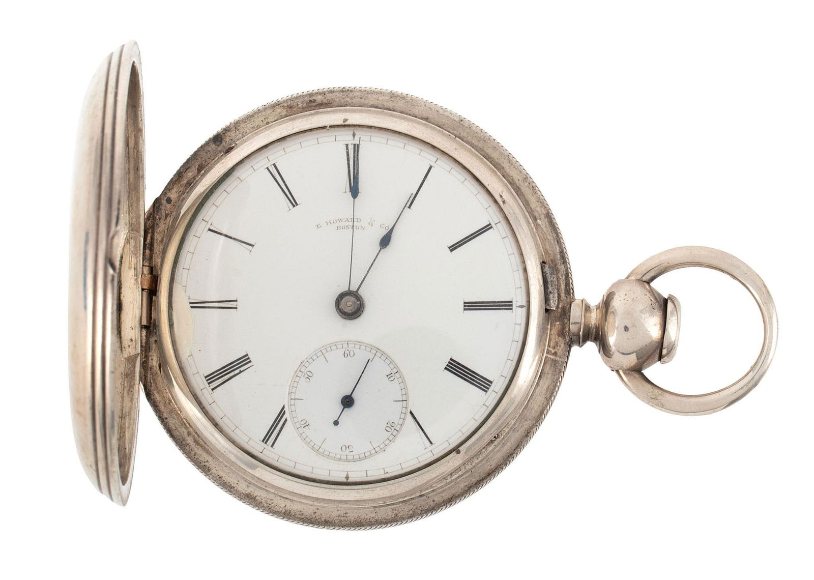 E. Howard Coin Silver Pocket Watch (1 of 4)