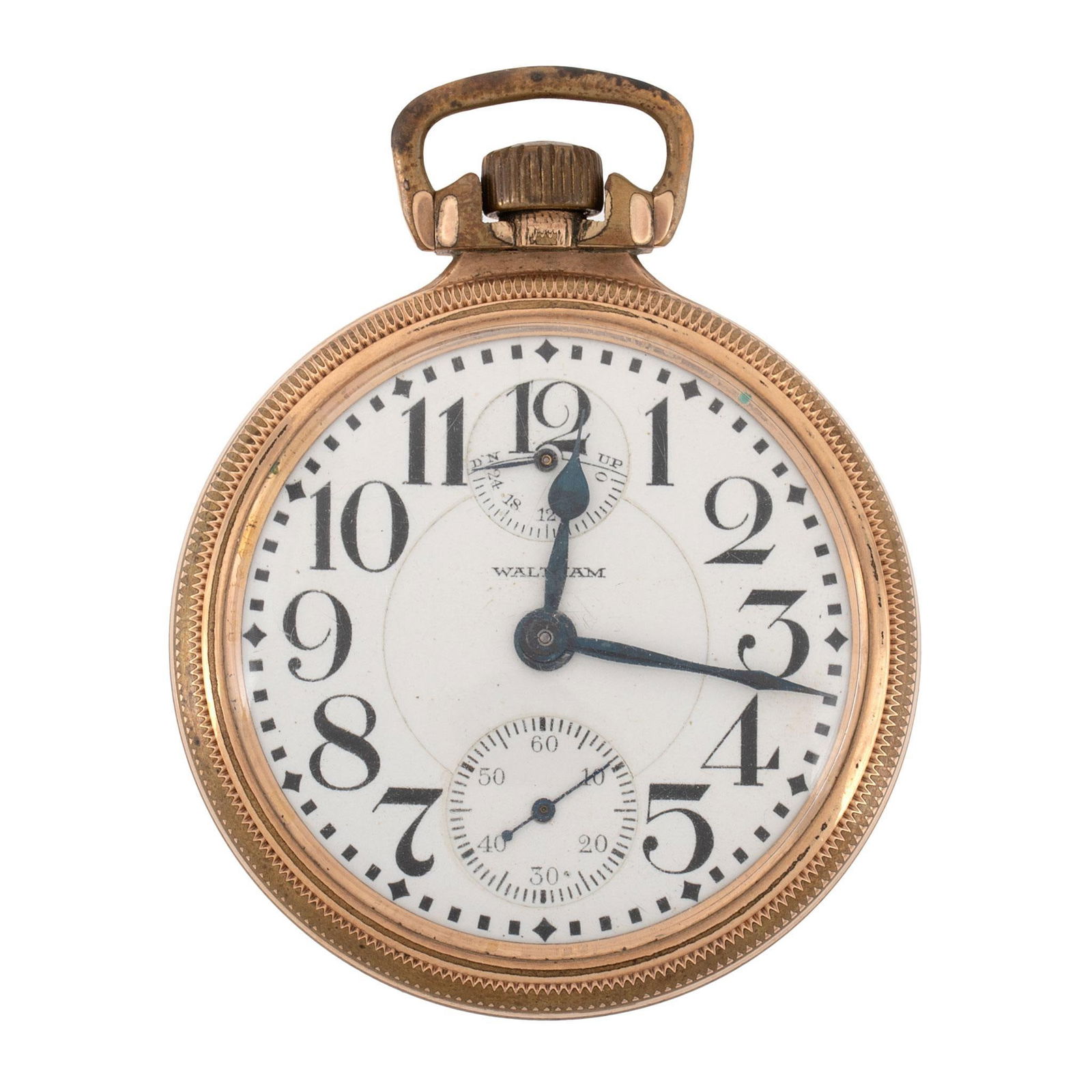 American Waltham Gold Filled Open Face Pocket Watch (1 of 4)