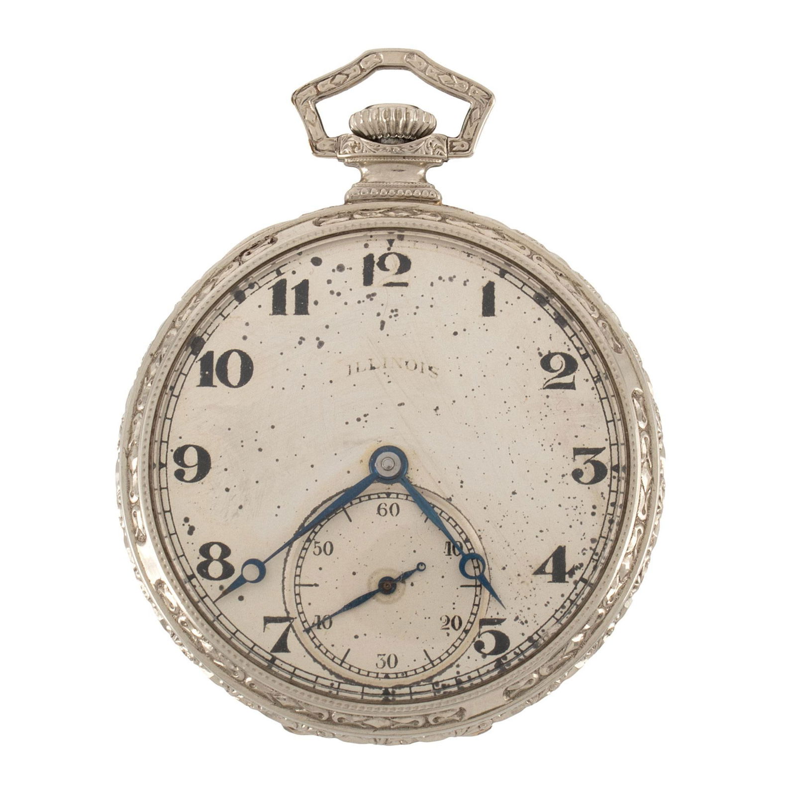 Illinois Watch Co. Gold Filled Open Face Pocket Watch (1 of 4)