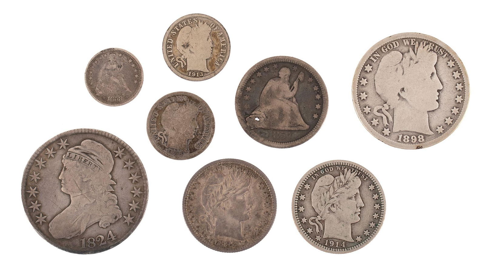 Grouping of Early American Coins (1 of 2)