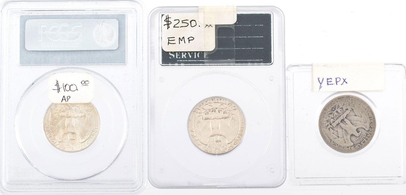 United States Silver Quarters - 3