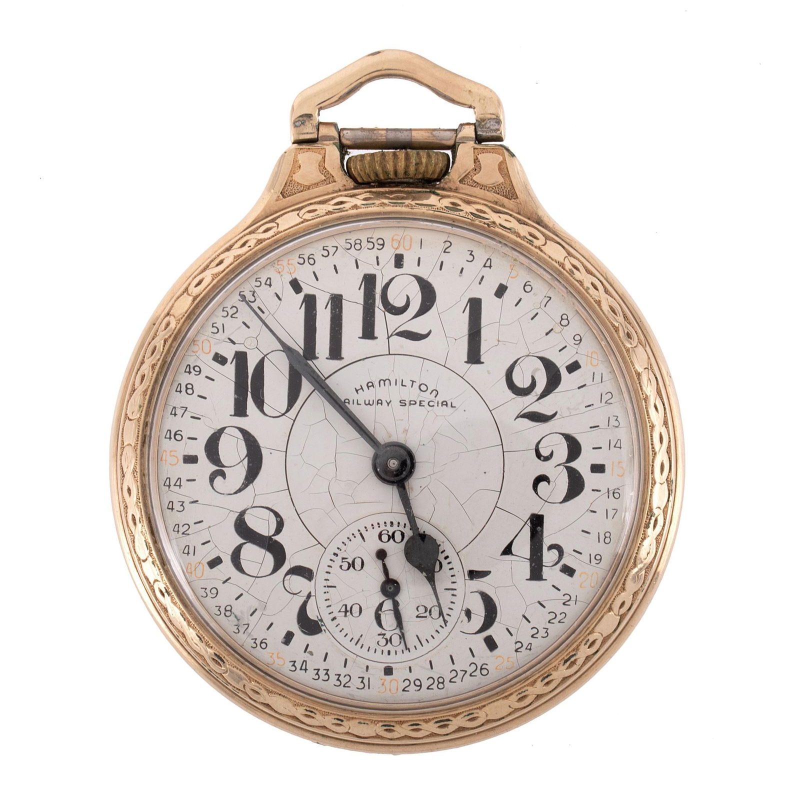 Hamilton Watch Co. Gold Filled Open Face Pocket Watch (1 of 4)