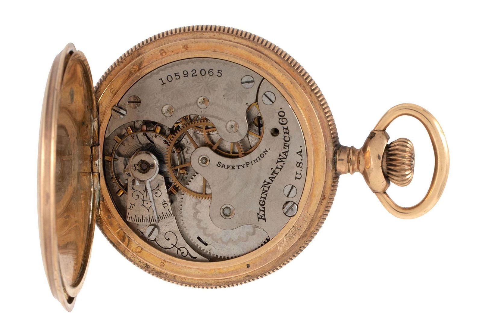 Elgin Gold Filled Pocket Watch - 3