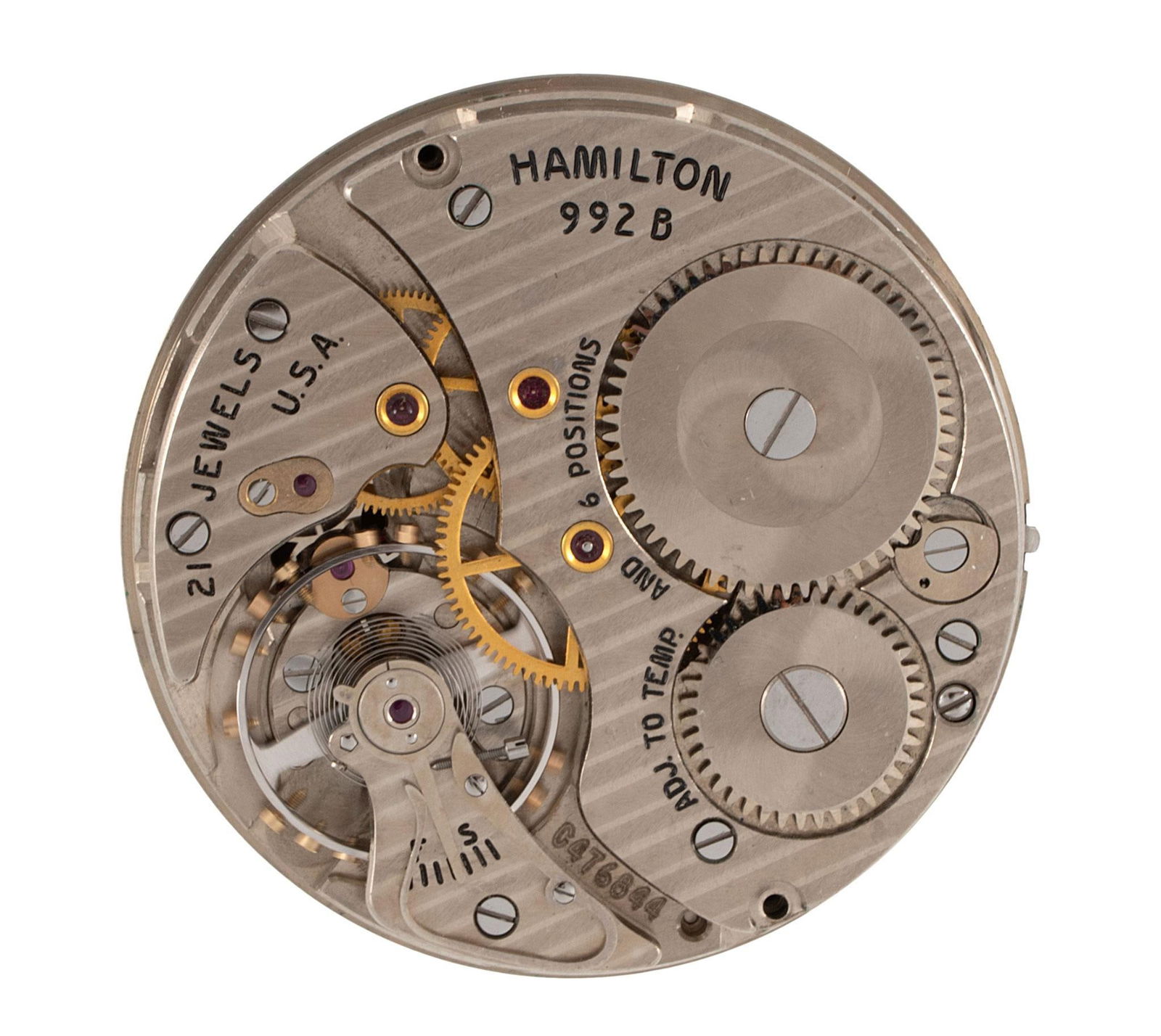 Hamilton Pocket Watch Movement - 2