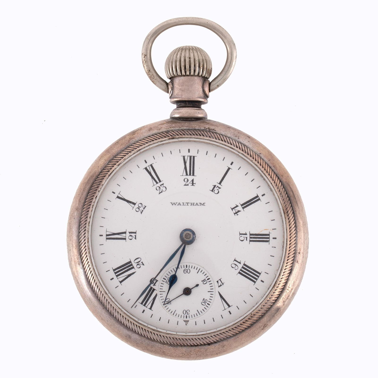 Waltham Canadian Pacific Railway Pocket Watch: A Waltham Canadian Pacific Railway 17 pocket watch serial #10518531, size 18 SW LS, case marked Pat'D 1888 #946498, 48mm. Overall good condition.