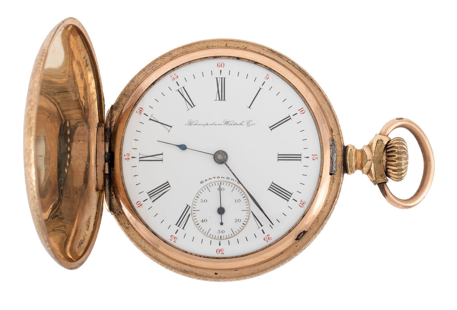 Hampden Watch Co. Gold Filled Hunter Pocket Watch (1 of 4)