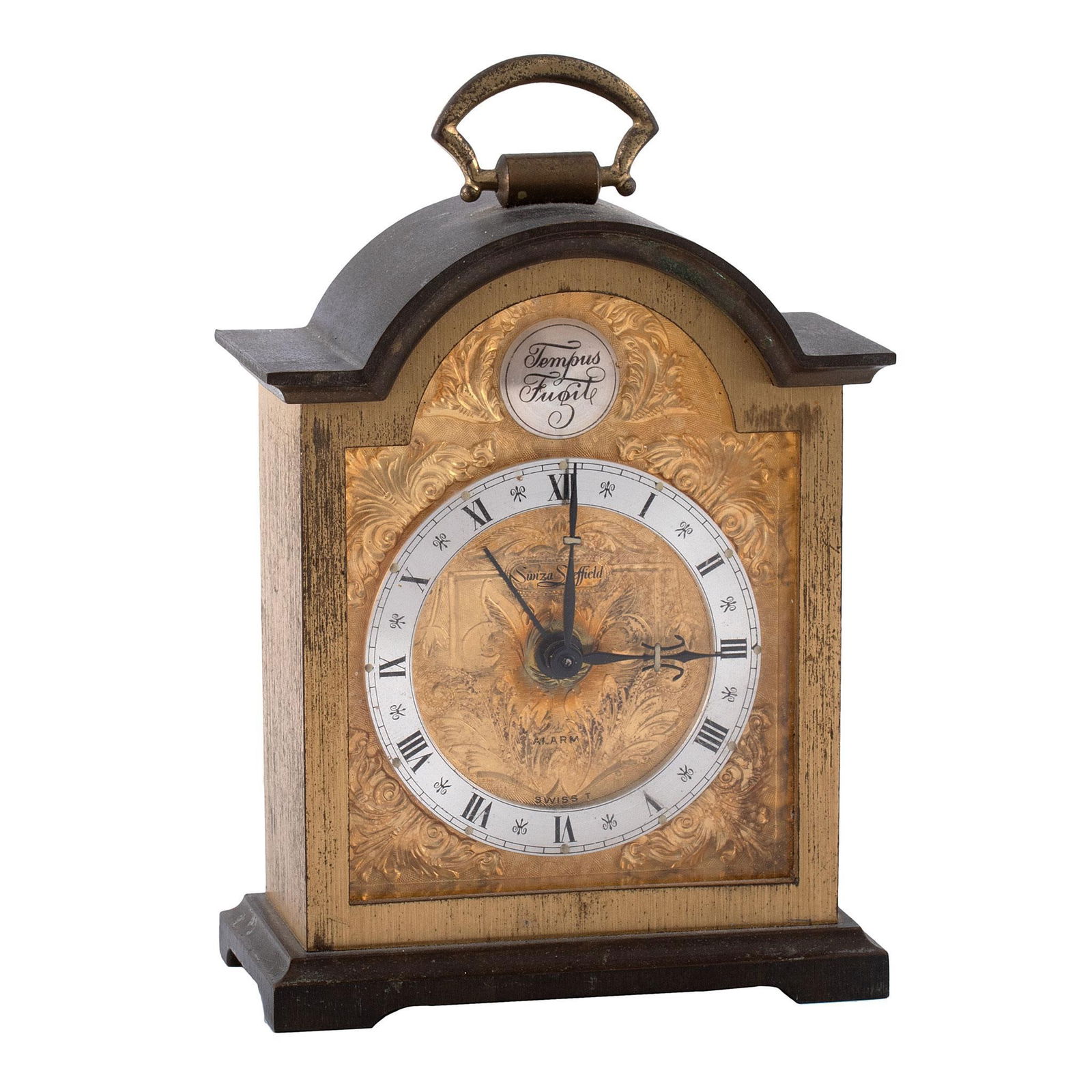 Vintage Tempus Fugit Sheffield Carriage Clock (1 of 2)