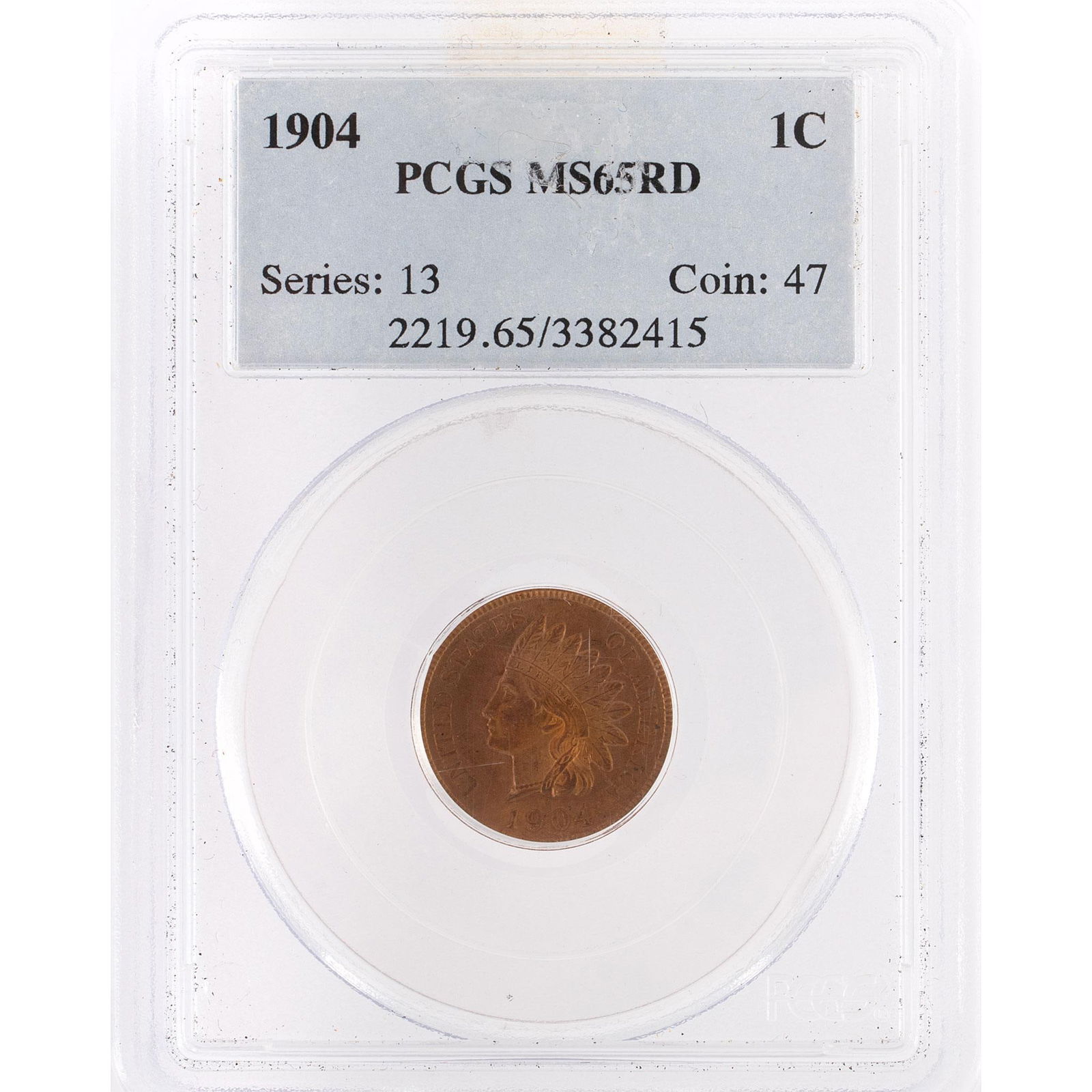 United States 1904 Indian Head One Cent Coin (1 of 2)