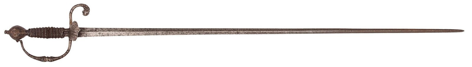 A Good Late 17th Century Continental Transitional Rapier (1 of 4)