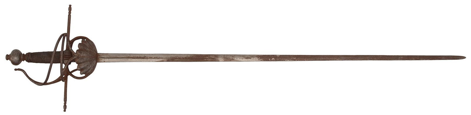 A Late 17th Century Composite Continental Swept Hilt Rapier With Scallop Shell Guard (1 of 5)
