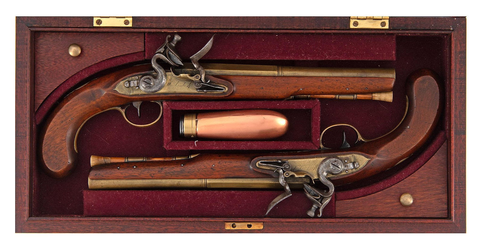 A Pair of London Made Flintlock Dueling Pistols by Mackintosh (1 of 4)