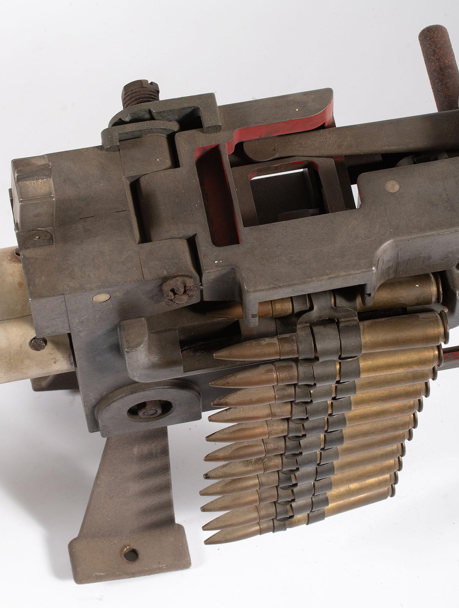 Rare M-2 Cutaway Training Machinegun - 4