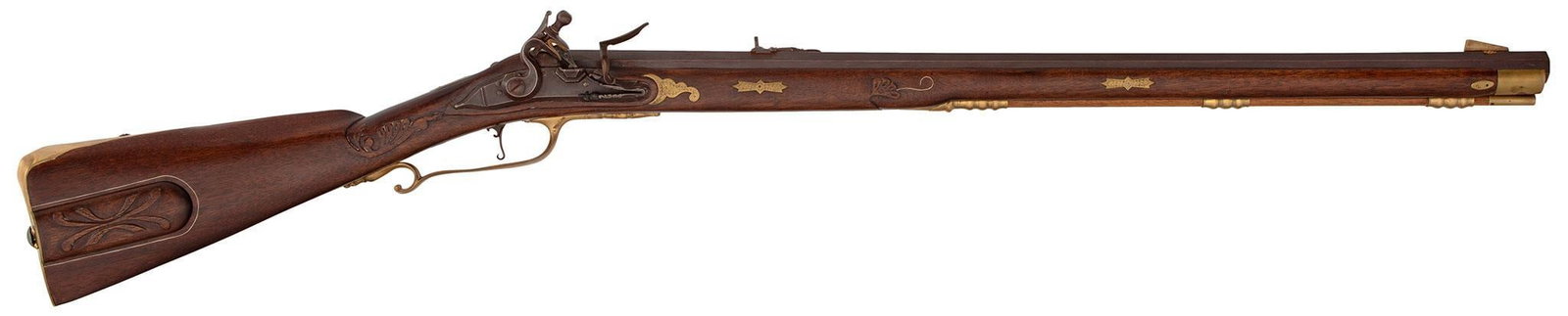 Contemporary Full Stock Jaeger Flintock Rifle by Jim Altemus (1 of 12)