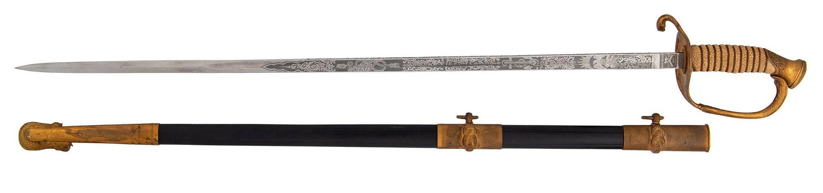 Post WW II Pattern Navy Sword - 2