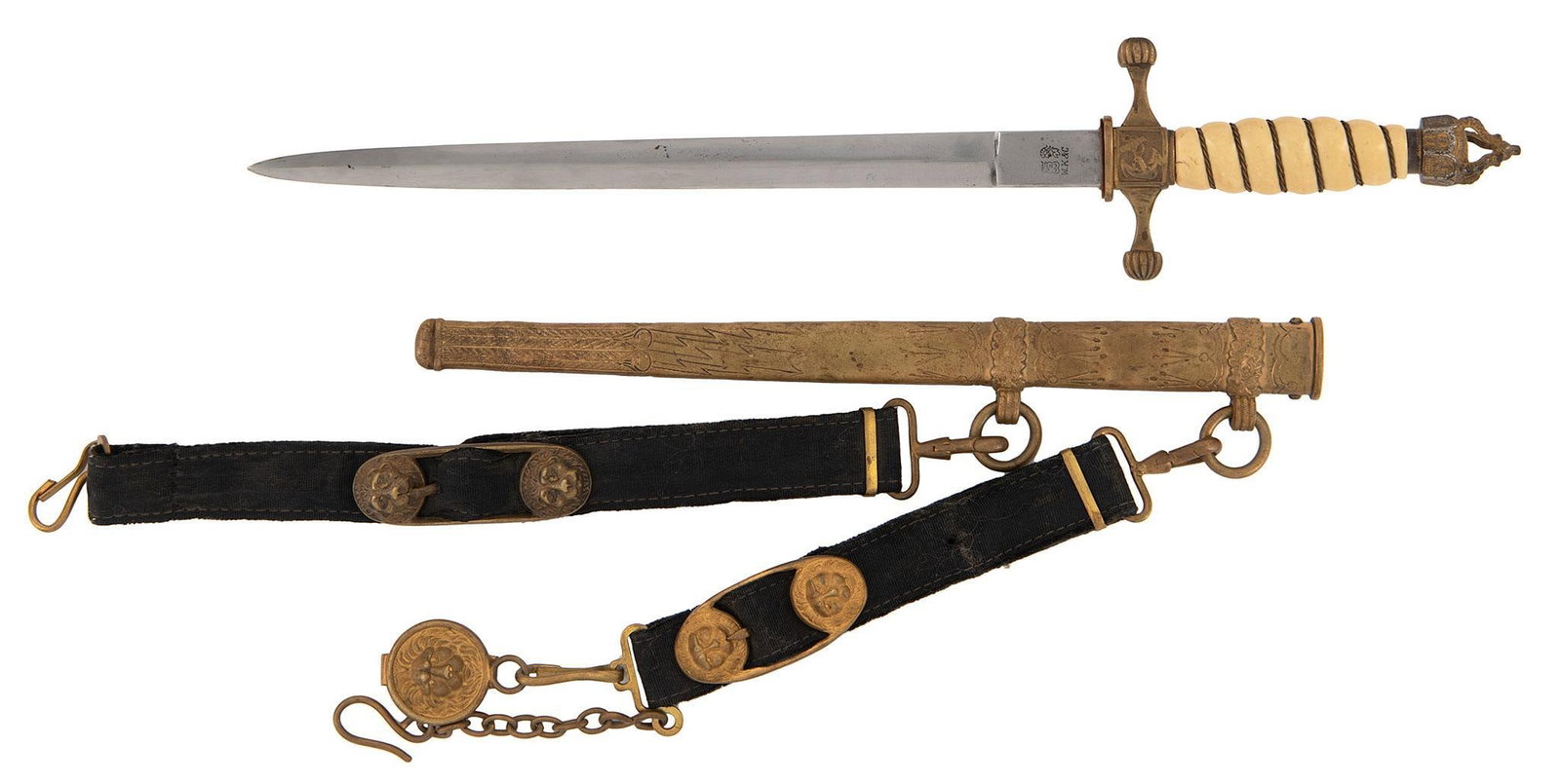 Imperial German Model 1902 Naval Dagger - 2
