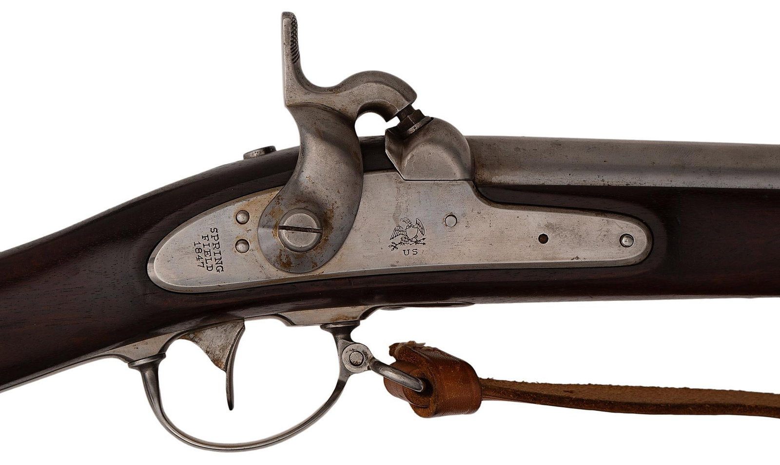 US Springfield Model 1847 Percussion Rifle - 3