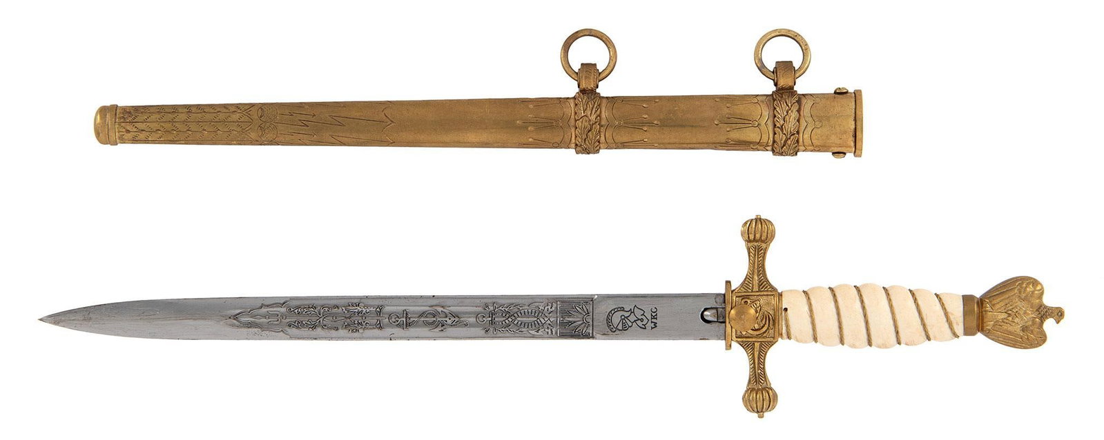 Second Type German Navy Officers Dagger - 2