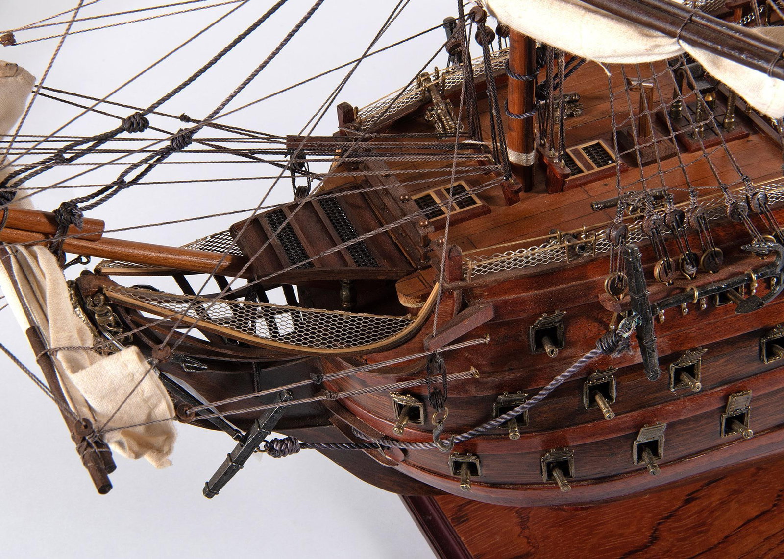 Large Scale H.M.S. Victory Model Ship - 4