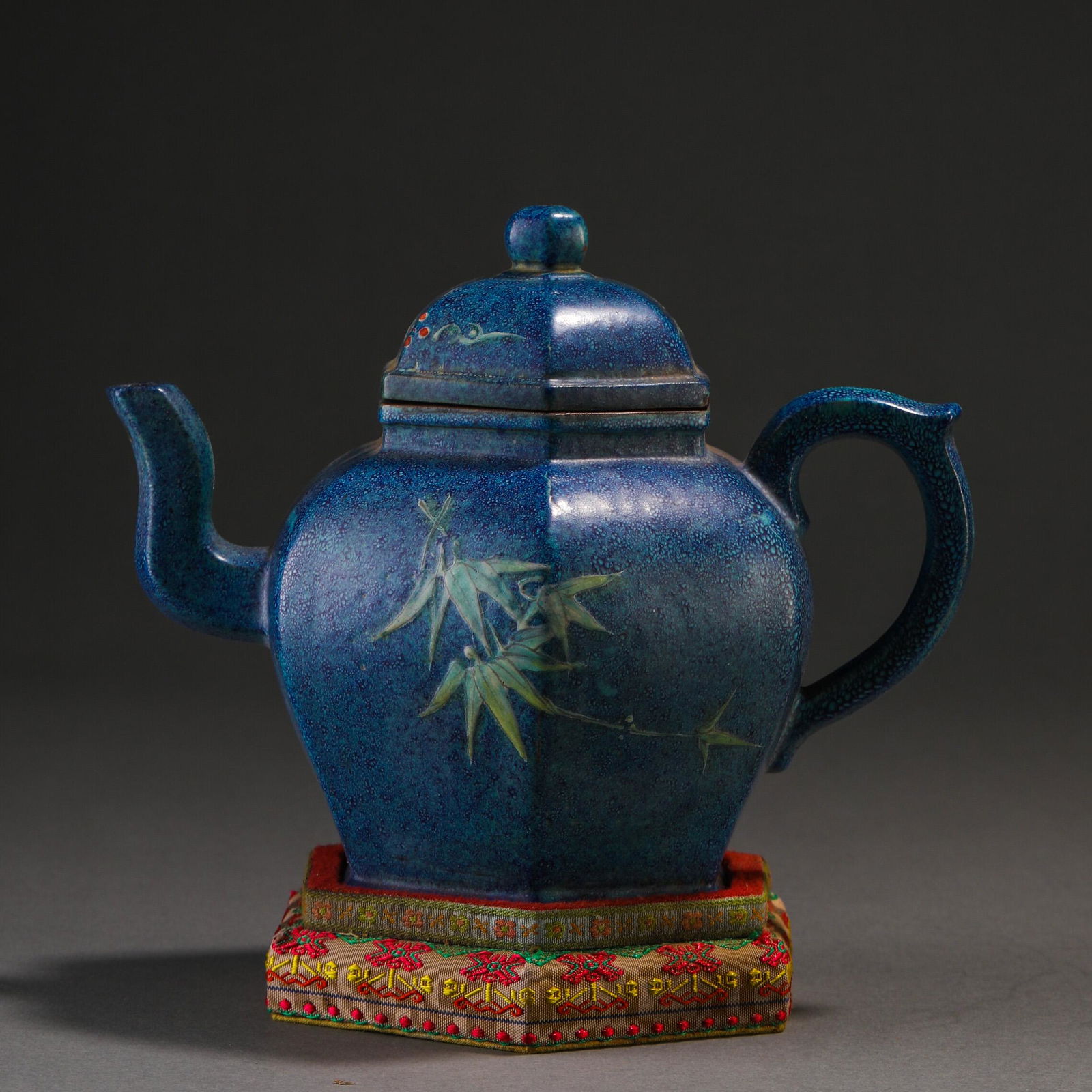 A Chinese Yixing Glaze Teapot (1 of 15)