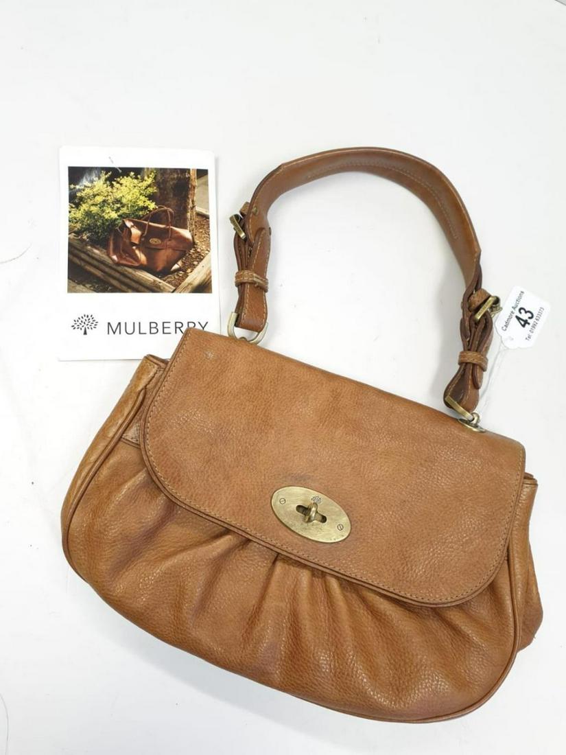 Mulberry Joelle shoulder bag with original receipts: Mulberry Joelle shoulder bag with original receipts dated 2009. 19x28cms