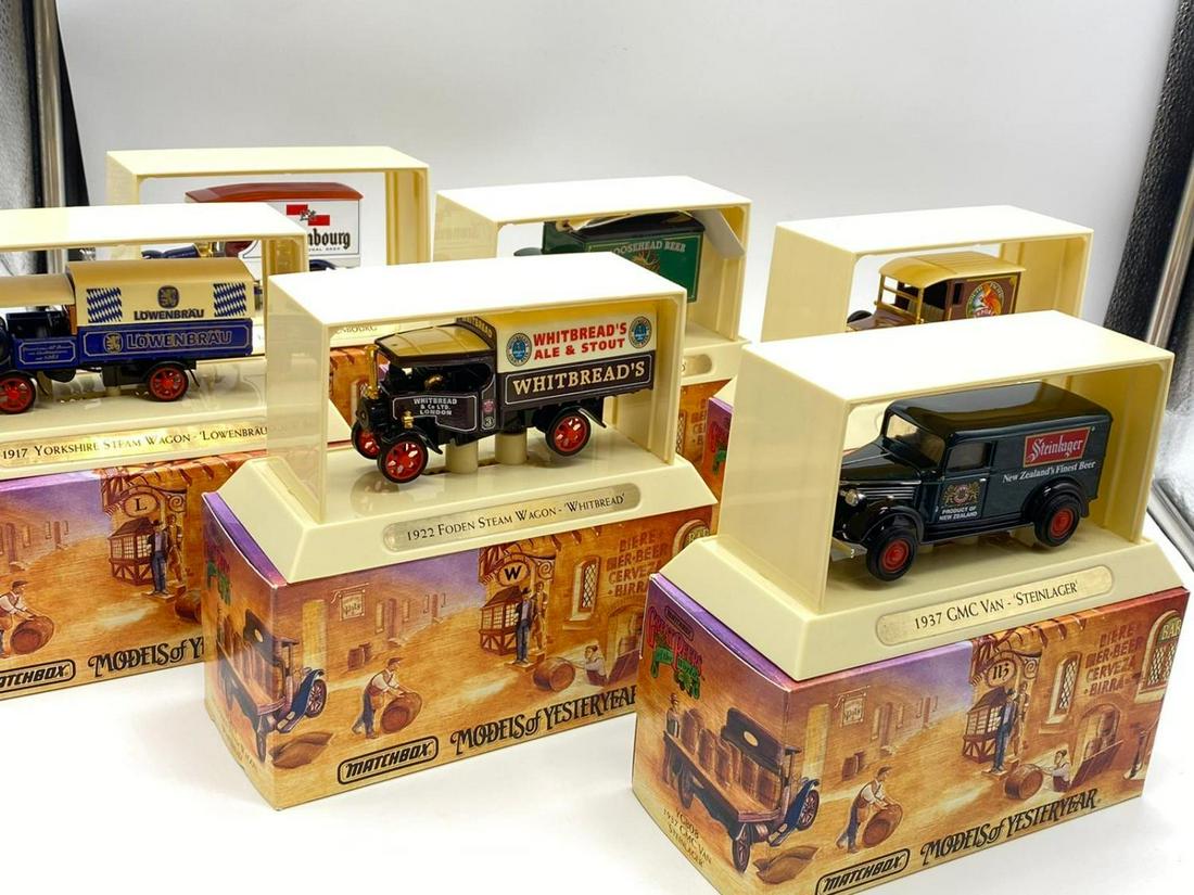 6 x Matchbox Collectibles Models of Yesteryear -: 6 x Matchbox Collectibles Models of Yesteryear - Diecast to include: 1910 Renault, 1920 Mack AC, 1937 GMC Van, 1922 Foden Steam Wagon, 1917 Yorkshire Steam Wagon, 1927 Talbot South Pacific .All boxed 