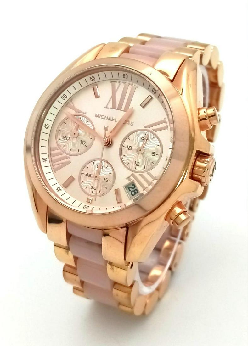 MICHAEL KORS BRACELET WATCH MODEL MK 6066. FULL WORKING ORDER, EXCELLENT CONDITION. 40MM: MICHAEL KORS BRACELET WATCH MODEL MK 6066. FULL WORKING ORDER, EXCELLENT CONDITION. 40MM