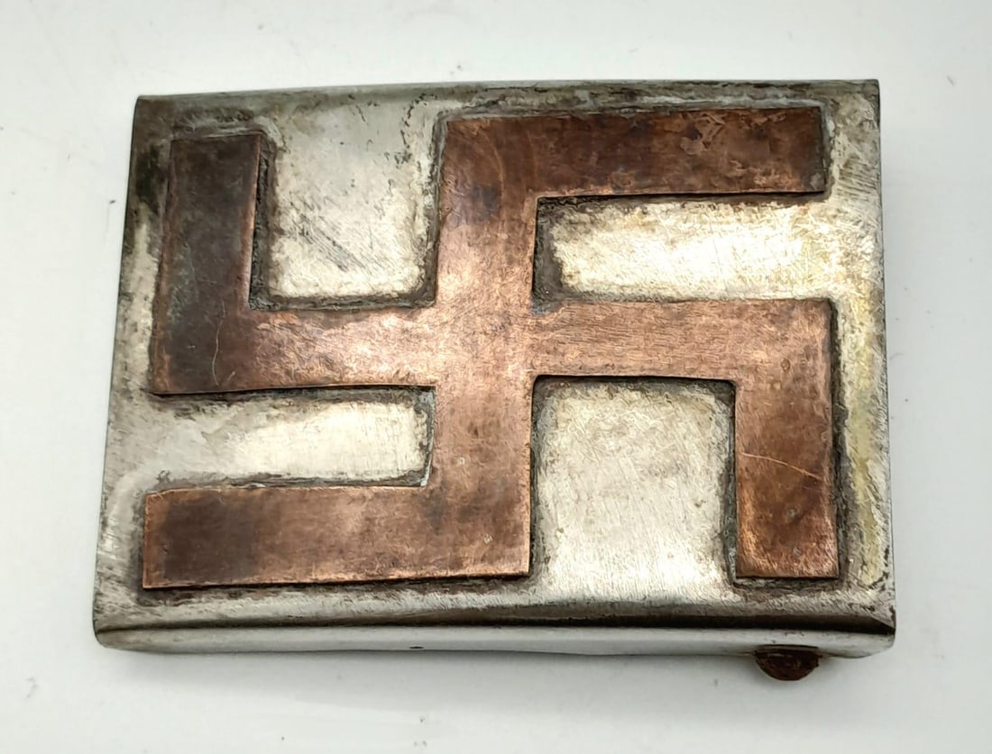 Very Early Nazi Buckle with write up.: Very Early Nazi Buckle with write up.