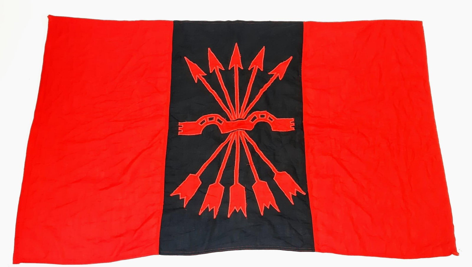 Spanish Civil War Period Falange Flag (1939-1939) Flown by the Franco Troops and the German Condor: Spanish Civil War Period Falange Flag (1939-1939) Flown by the Franco Troops and the German Condor Legion. Size 155 x 95 cm
