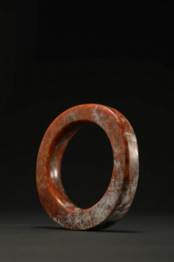 CHINESE ARCHAIC JADE ANNULAR ORNAMENT (1 of 5)