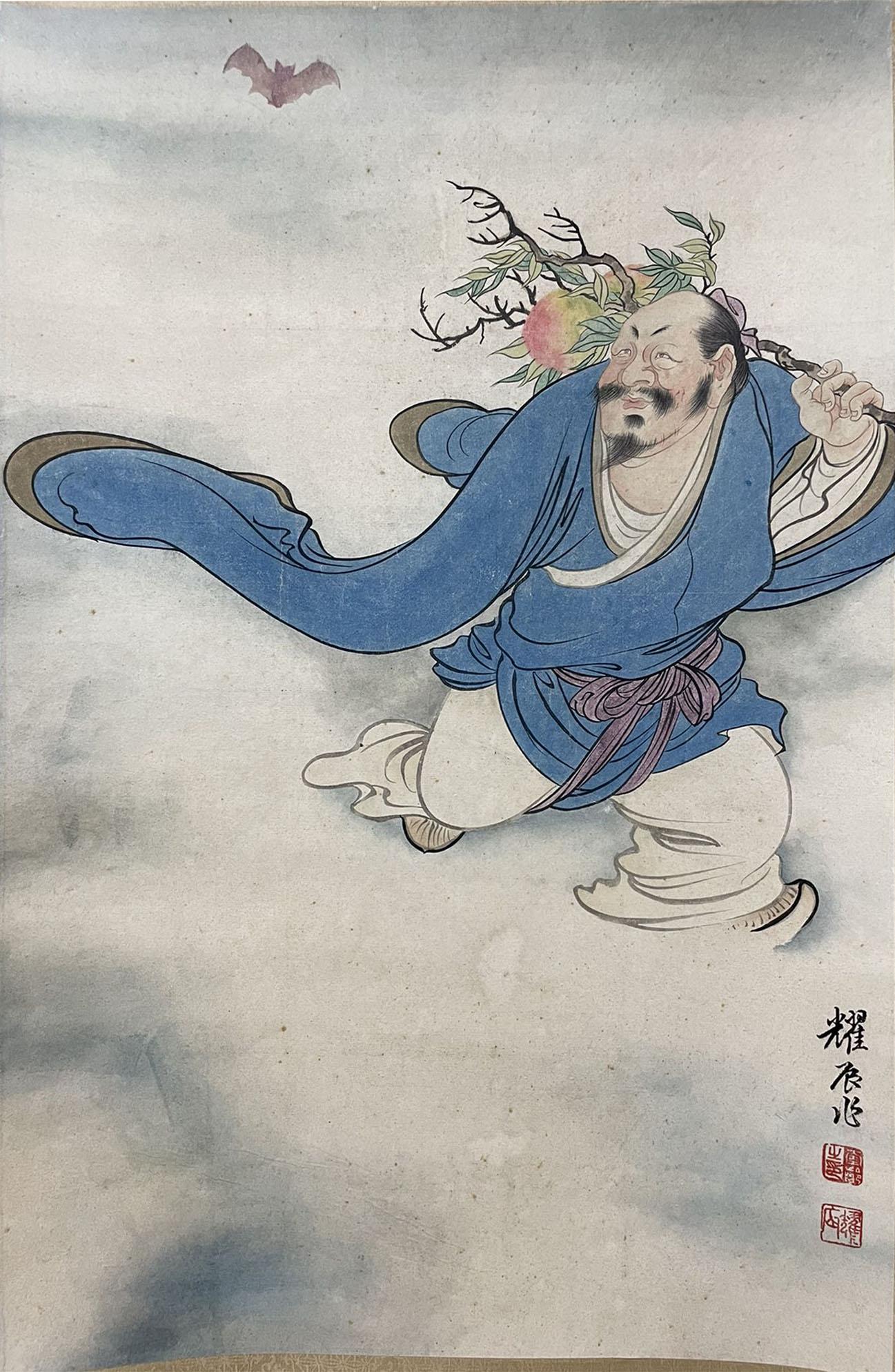 LIU KUILING, CHINESE FIGURE PAINTING ON PAPER (1 of 6)