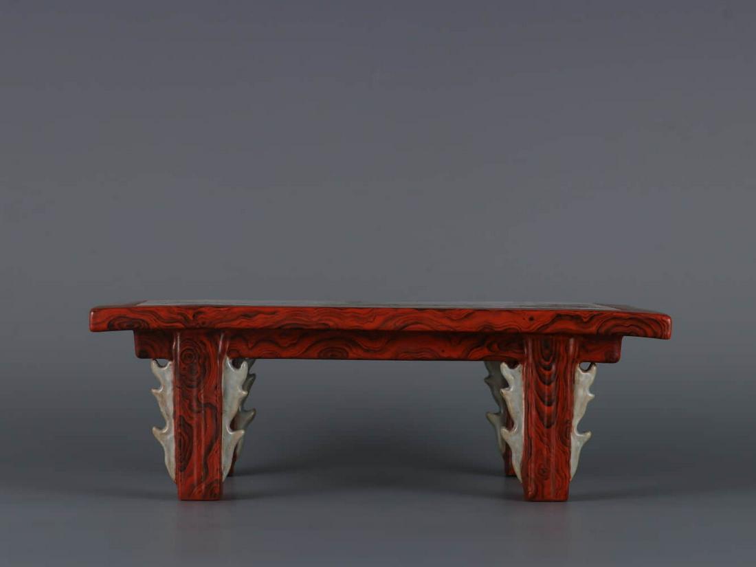 FAUX BOIS GLAZE AND GRISAILLE LANDSCAPE INK BED (1 of 9)