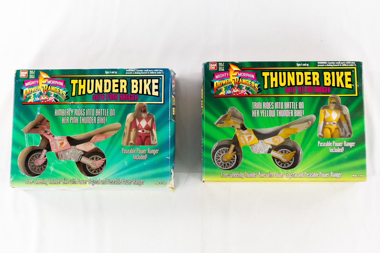 vintage mmpr thunder bikes with figures (1 of 3)