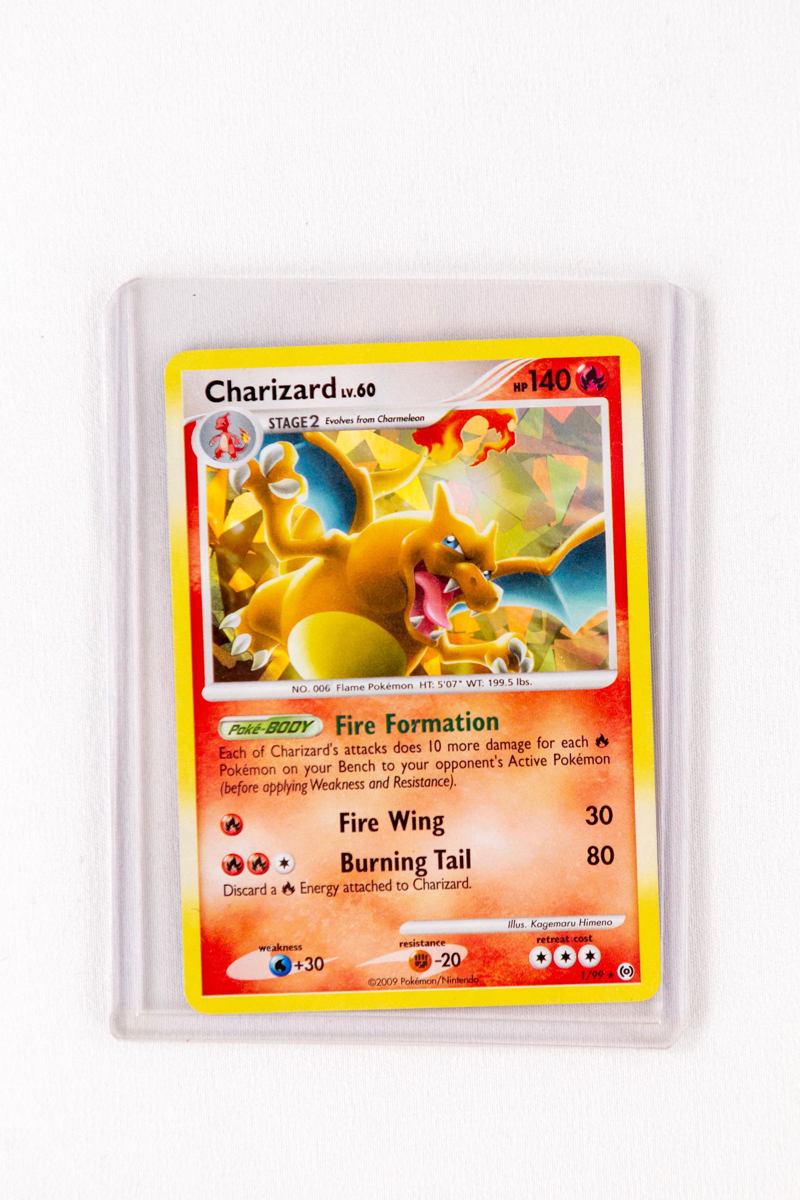 pokemon charzard promo card (1 of 2)