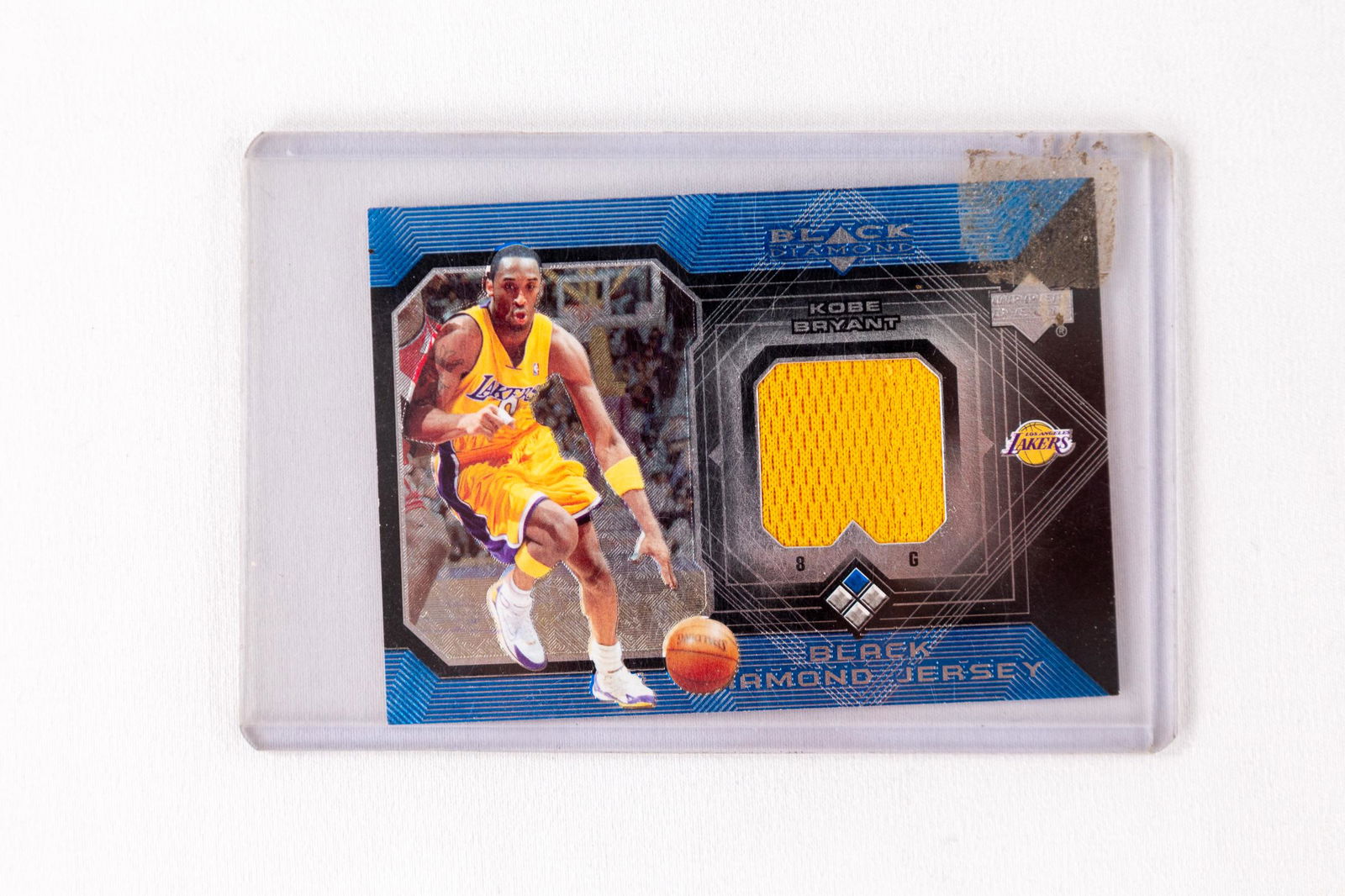 kobe bryant jersey swatch card (1 of 2)