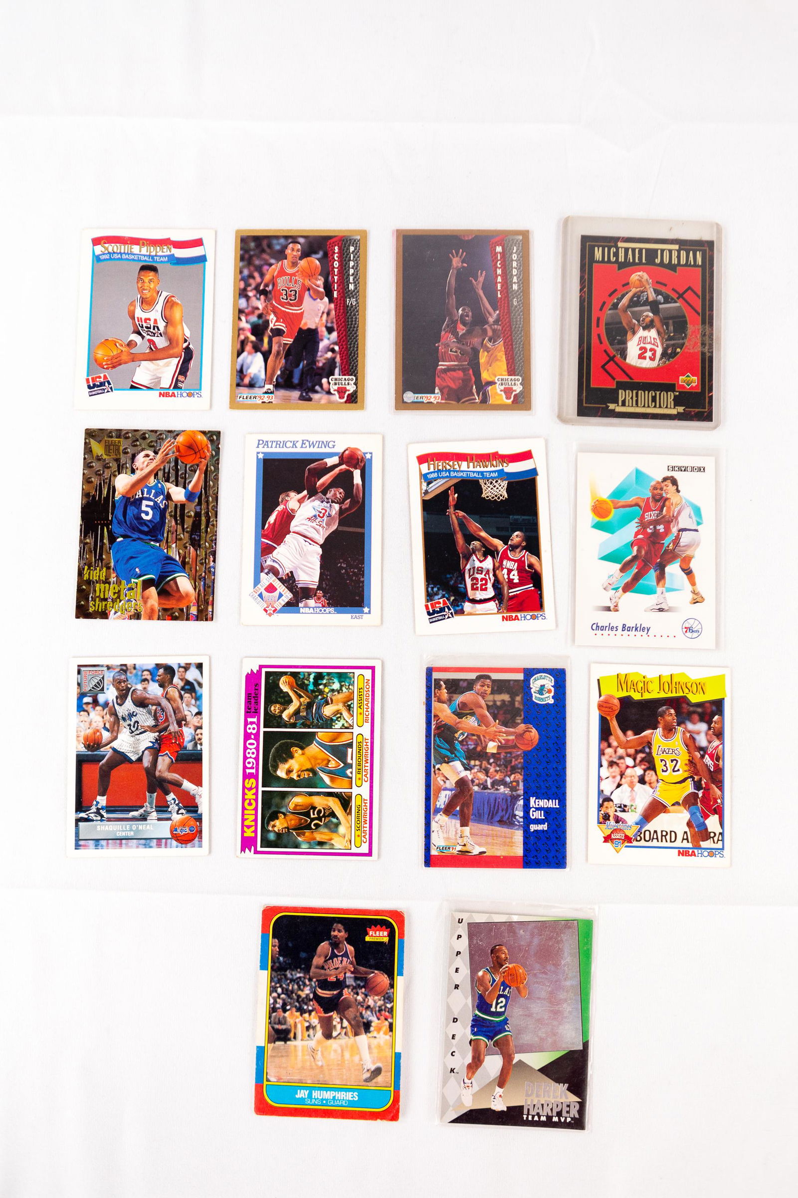 sm lot of basket ball cards: small lot of basket ball cards w/michael jordan