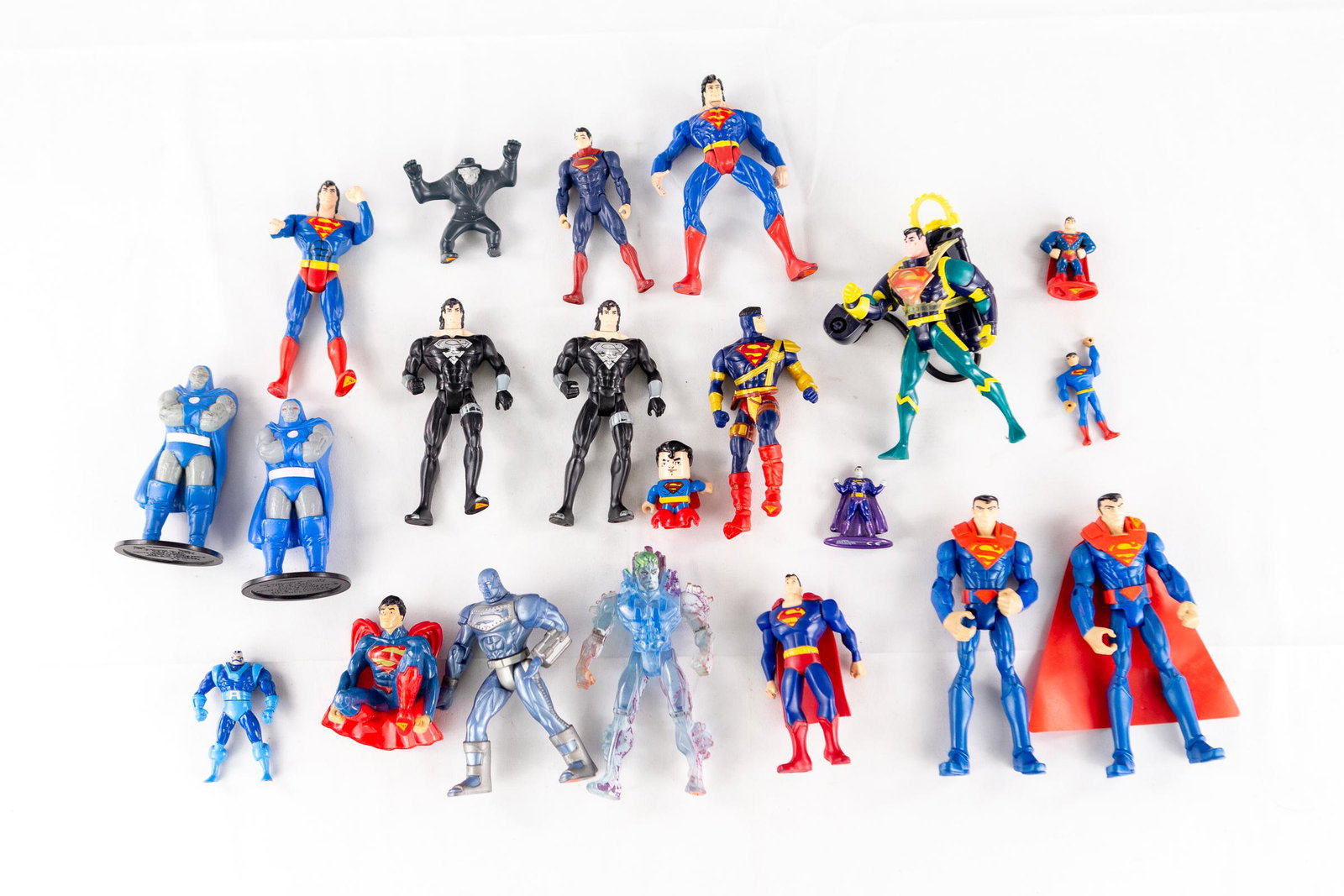 small lot of superman: superman action figure lot
