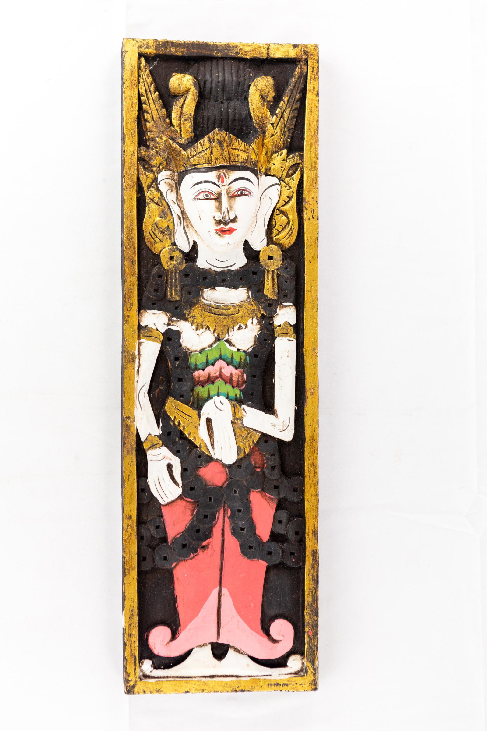 wooden balinese wall art: solid wood balinese indonesian wall art